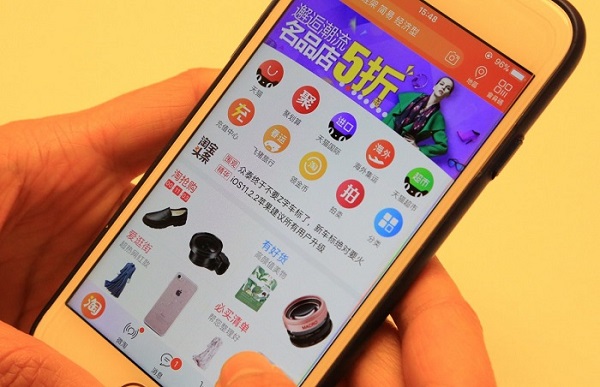 App đặt hàng Taobao trên điện thoại