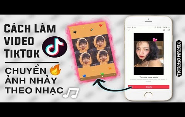 Video tik tok ảnh chuyển theo nhạc