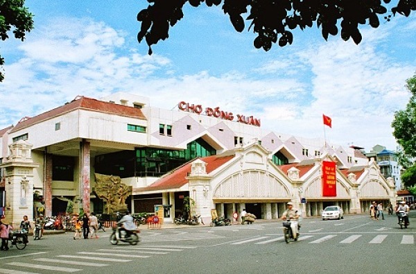 Hình ảnh chợ Đồng Xuân