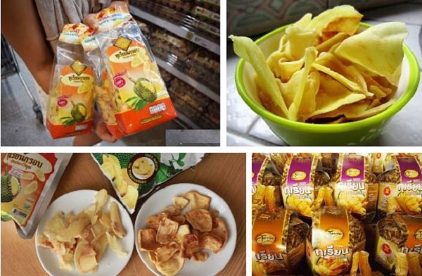 Bánh Chips sầu riêng - món hàng không thể thiếu khi sỉ đồ ăn vặt Thái Lan