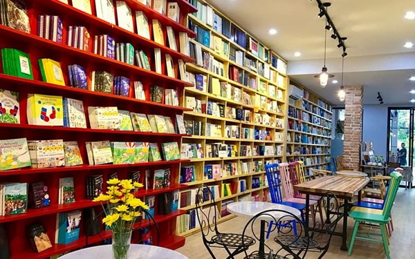 Mô hình quán cafe sách