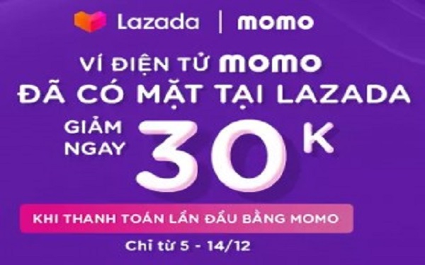 Cách thanh toán Lazada bằng Momo