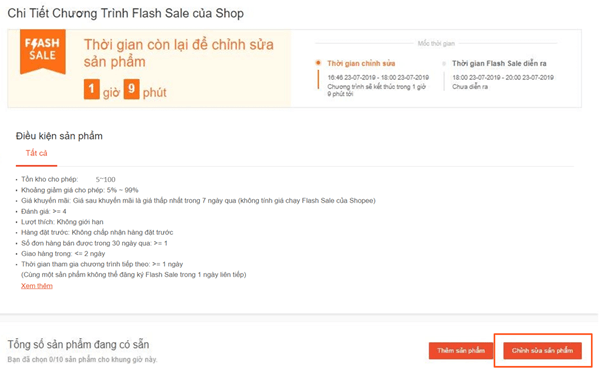 Flash sale của Shop và Shopee có gì khác nhau?