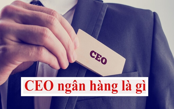 CEO ngân hàng là nghề gì?
