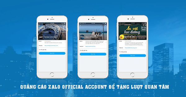 Quảng cáo Zalo OA tăng lượt quan tâm bằng cách quét mã QR