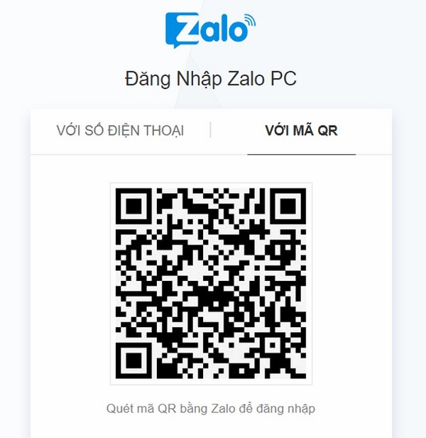 Đăng nhập vào tài khoản quảng cáo Zalo bằng mã QR