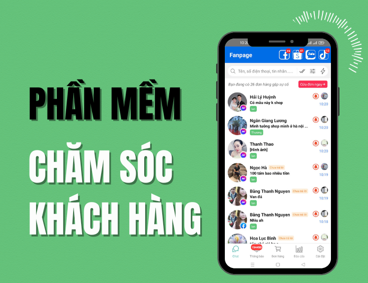 phần mềm chăm sóc khách hàng
