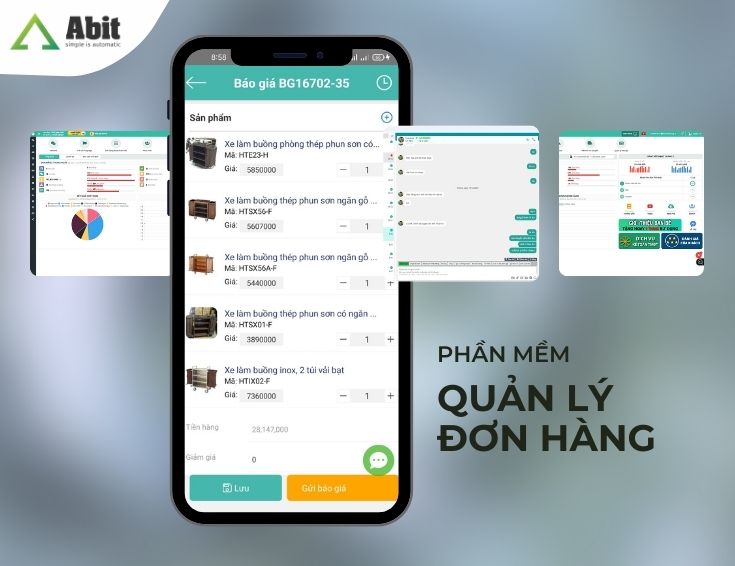 phần mềm quản lý đơn hàng