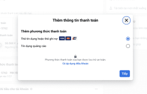 Hướng dẫn thanh toán quảng cáo Facebook