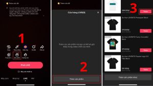 Cách tạo giỏ hàng trên Livestream Tiktok