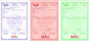 các mẫu đơn hóa đơn đầu vào