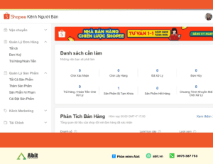 quản lý đơn shopee seller canter
