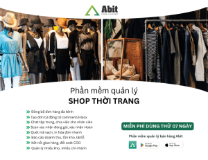 Phần mềm quản lý shop quần áo