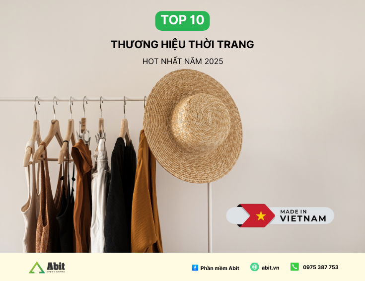 top 10 thương hiệu thời trang hot nhất 2025
