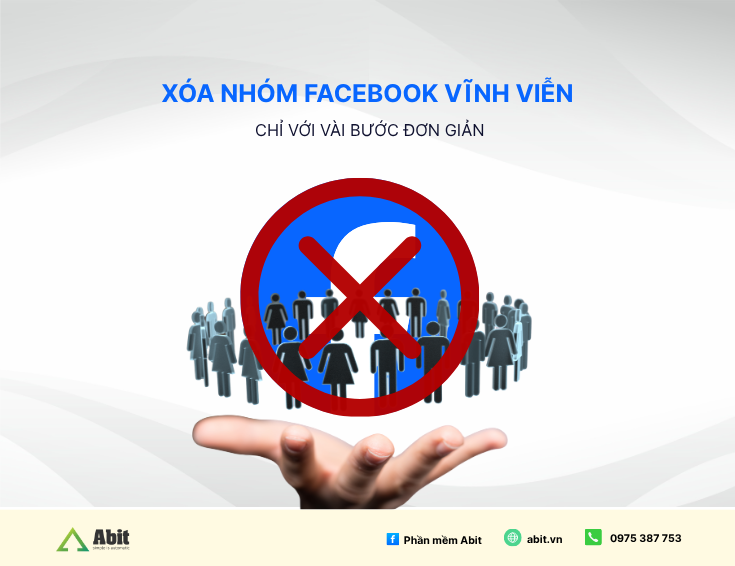 xóa nhóm facebook vĩnh viễn