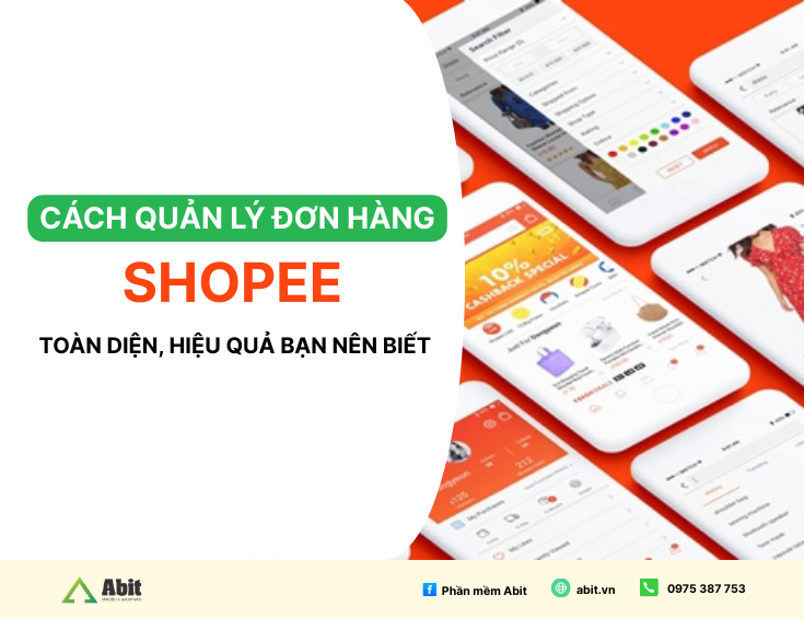cách quản lý đơn hàng shopee