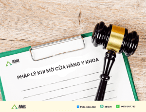 pháp lý khi mở cửa hàng y khoa