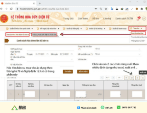 hướng dẫn tra cứu hóa đơn điện tử