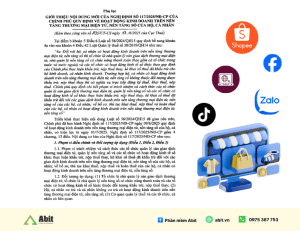 quy định về xuất hóa đơn sàn TMDT