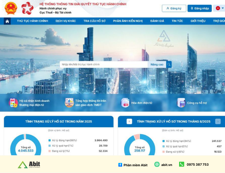 Cách nộp Thông báo trên Cổng Dịch vụ công của Cục Thuế – Hướng dẫn chi tiết từ A–Z