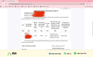 chữ ký số trong thông báo cục Thuế