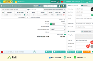 quản lý thông tin hóa đơn điện tử