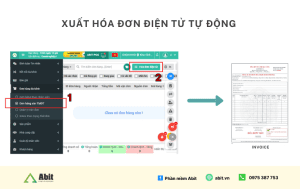 tính năng xuất hóa đơn điện tử tự động
