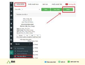 tùy chỉnh mẫu in sàn TMDT